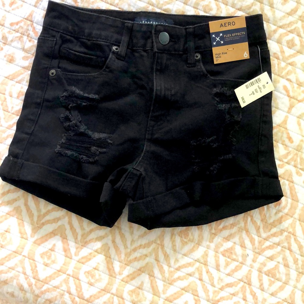 Brand new with tags back jeans high rise shorts - Aero
